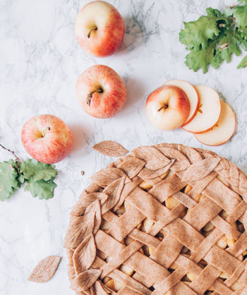 Fresh apples used in apple pies