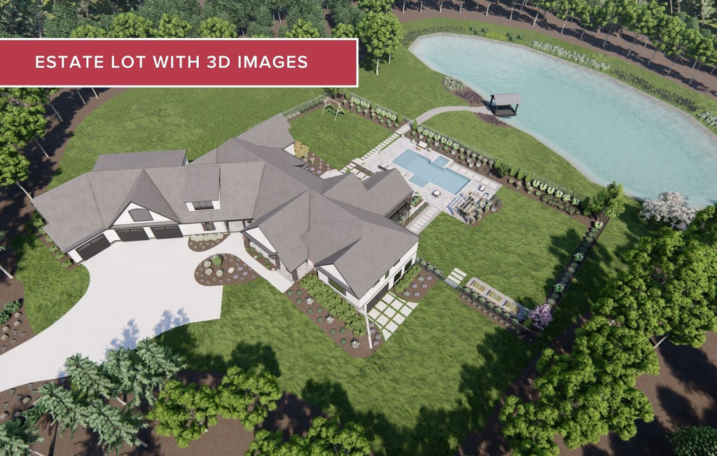 landscape design for a backyard pond and pool area