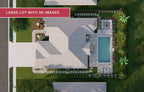 modern landscaping ideas for a pool and fire pit area