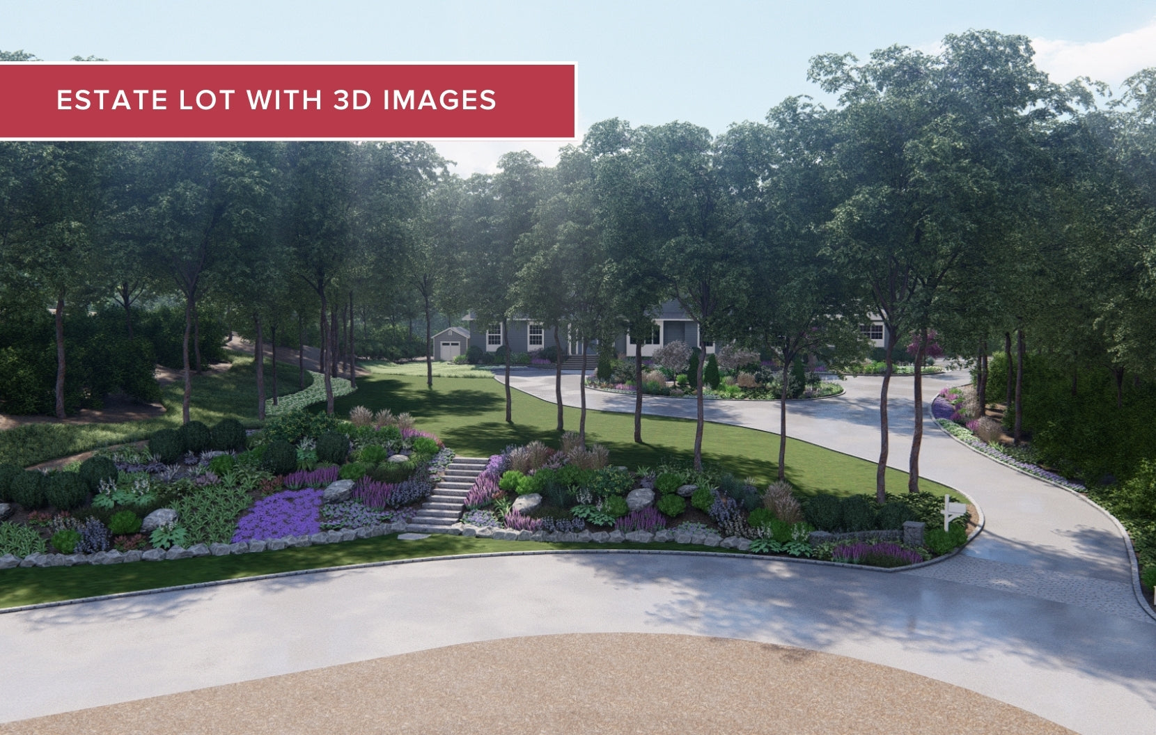 front yard walkway ideas in a large front yard